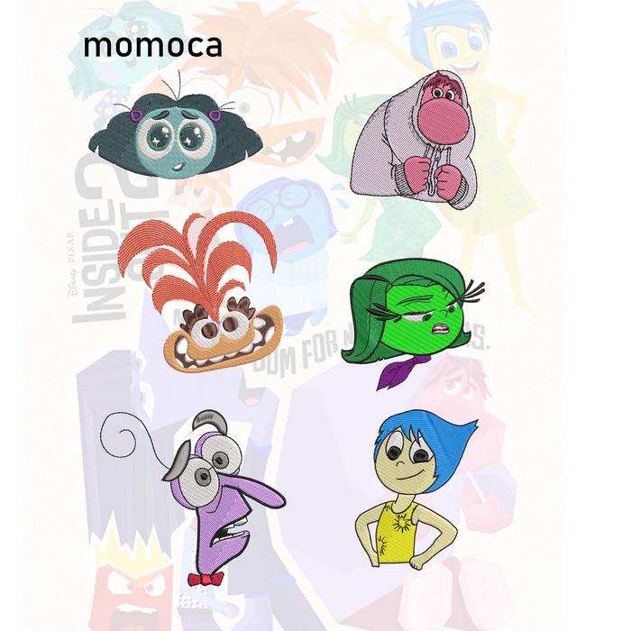 Gambar back Patch premium sticker bordir inside out 2 emotion envy joy anxiety anger disgust embarrassment tempel jahit - envy dari momoca official undefined Tokopedia