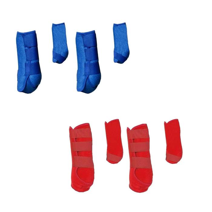 Gambar 4Pcs Horse Boots Leg Protective Support Shockproof Neoprene Portable Leg Wraps Gear for Jumping Riding Equestrian Accessories dari LogicBuyes undefined Tokopedia