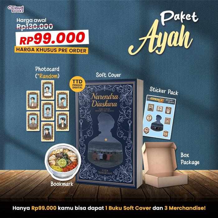 Gambar Buku Novel - Narendra Diaskara - Eliza Triwardani - cloudbook Publishing - Bumifiksi - Paket Ayah dari Bumi Fiksi Makassar undefined Tokopedia