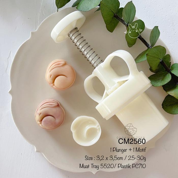 Gambar Cetakan Nastar/ Mooncake 50g CM50108 Kelinci - Motif Kelinci Lucu, Kualitas Premium - 25g CM2560 dari MOONCAKELY undefined Tokopedia