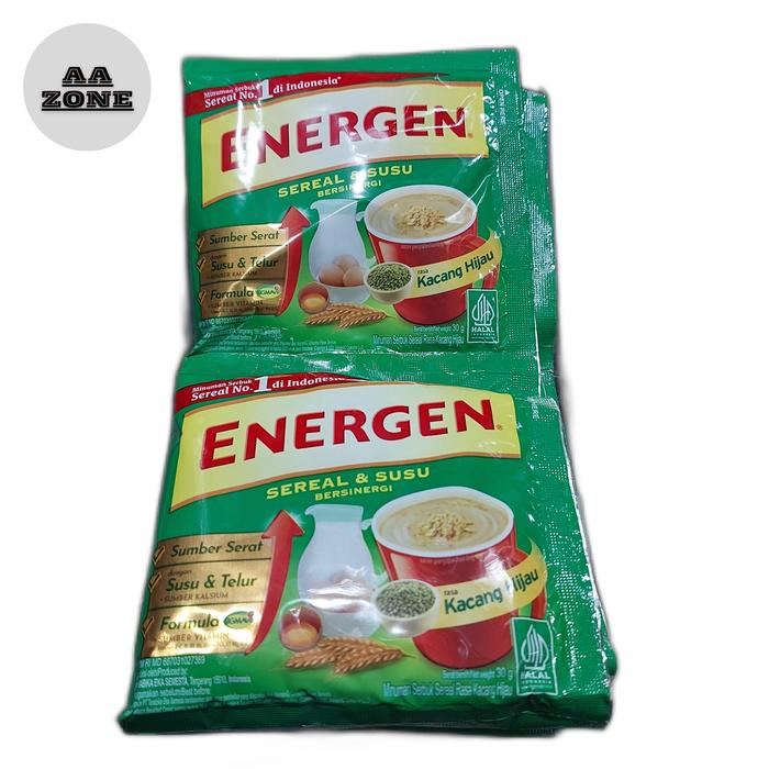 Gambar Energen Coklat, Vanilla, Jahe, Kacang Hijau 1 renceng isi 10 pcs - Kacang Hijau dari AA ZONE undefined Tokopedia