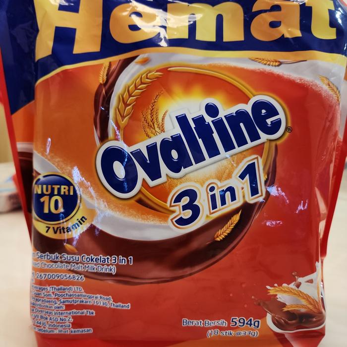 Gambar Ovaltine 3 in 1 18 stik import dari meiphan undefined Tokopedia