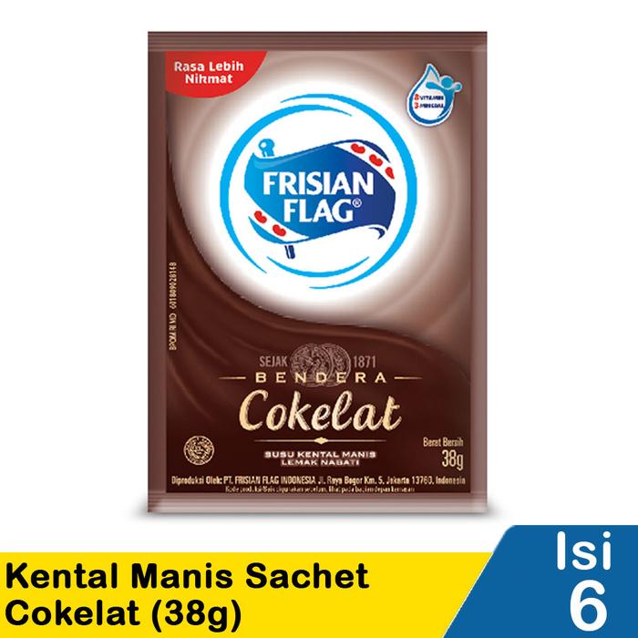Gambar Frisian Flag Bendera Kental Manis renceng - Coklat dari SPS Mart (Sumber Pangan Sejahtera) undefined Tokopedia