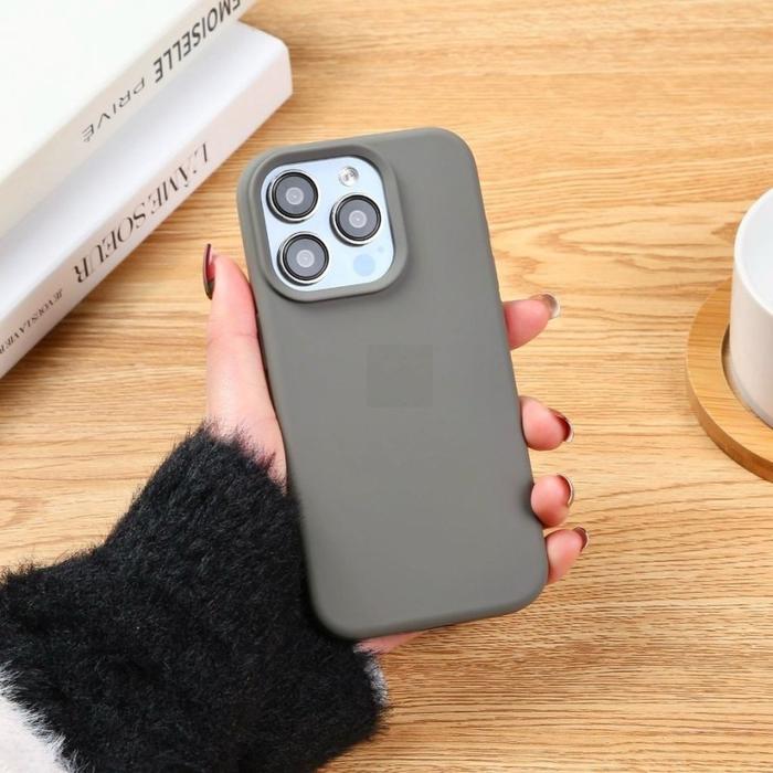 Jual NATURAL GREAY Edition Silicone Case Anti Noda For IP X XR XS