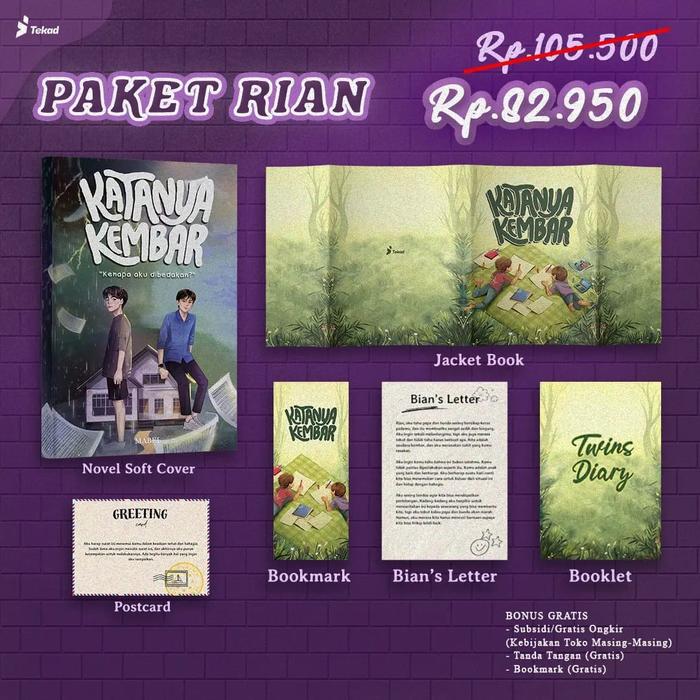 Gambar Buku Novel - Katanya Kembar - Mabel - Bumifiksi - Paket Rian dari Bumi Fiksi Makassar undefined Tokopedia