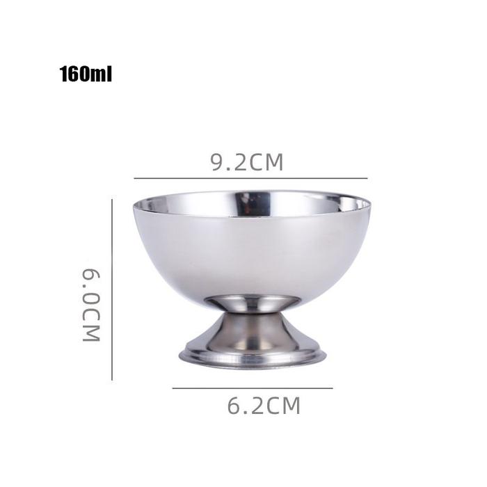 Gambar Gelas Ice Cream Gelas Es Krim Reusable Salad Cup Dessert Bowl - S dari Mireading undefined Tokopedia