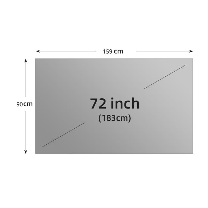 Gambar Kain Layar Proyektor TAFF Tirai Anti Cahaya 4K HD Anti-light Ambient Screen Curtain 16:9 - 72 Inch dari Afika Smarthome undefined Tokopedia