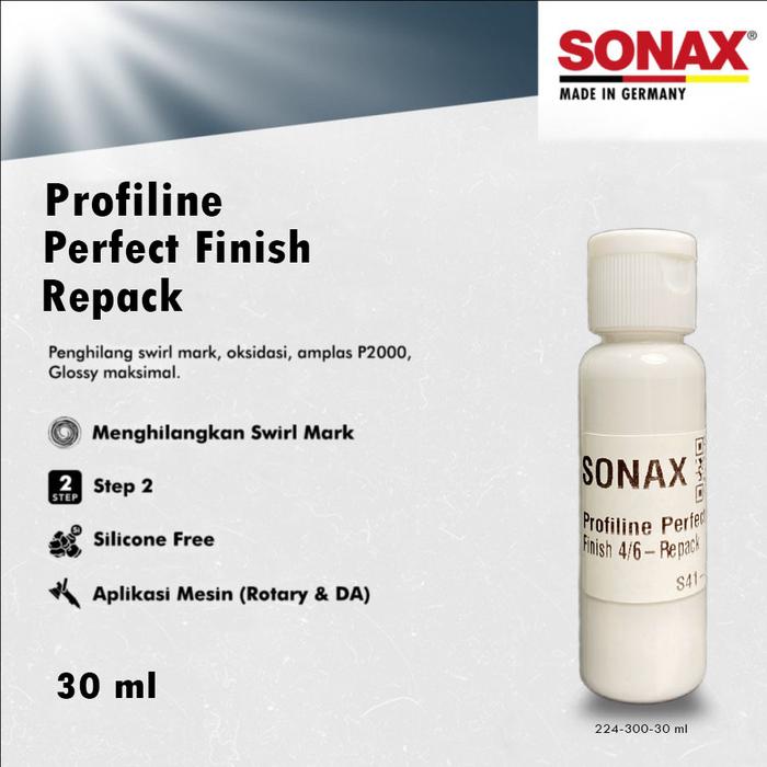 Gambar Sonax Profiline Perfect Finish 4/6 Repack Step 1 Polish Compound Poles Kendaraan - 30ML dari Aki Murah Jakarta undefined Tokopedia