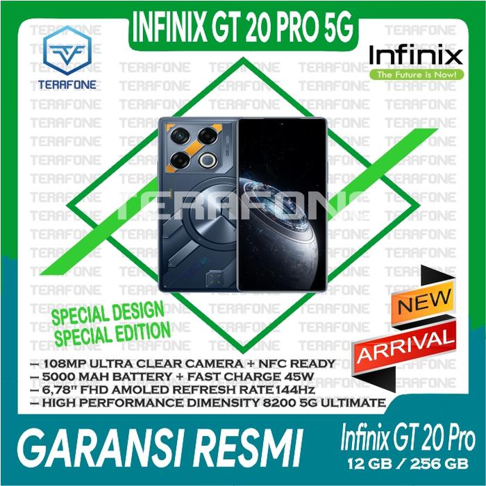 Gambar INFINIX GT 20 PRO 5G RAM 12/256 GB GARANSI RESMI TERMURAH - MECHA ORANGE dari TERAFONE undefined Tokopedia