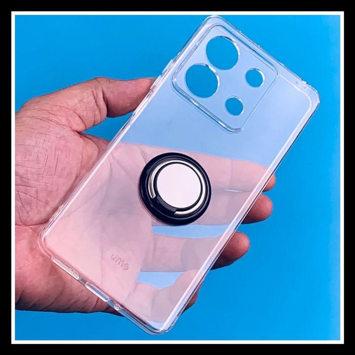 Gambar Xiaomi Redmi Note 13 4G 5G Case Ume Ultra Thin Tpu Ring Original SoftCase Clear Silicone Cover Stand Magnetic Casing - REDMINOTE 13 5G, UME-CLEAR+RING. dari Markas acc 88 undefined Tokopedia