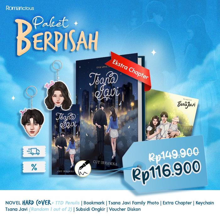Gambar Buku Novel Tsanajavi Cut Irhamna Romancious Bumi Fiksi - Paket Berpisah dari bumifiksijakarta undefined Tokopedia