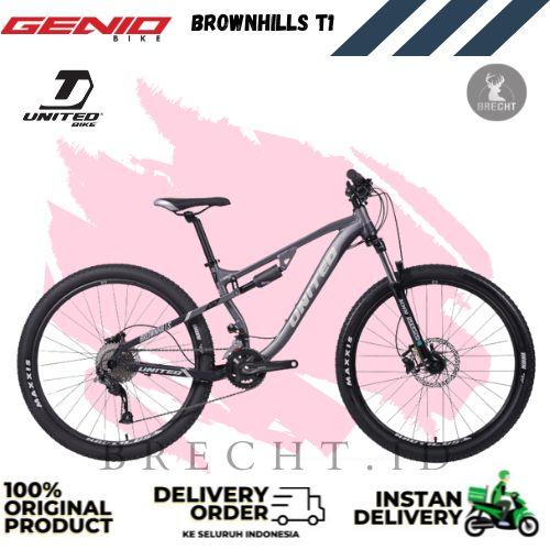 Gambar Sepeda Gunung MTB United BROWNHILLS T1 AL 29-18 15"&17" Inch - GY BK, 17 dari BRECHT.ID OFFICIAL STORE undefined Tokopedia
