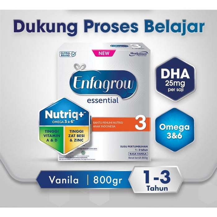 Gambar ENFAGROW ESSENTIAL 3 SUSU FORMULA ANAK 1- 3 TAHUN - 400G dari LESTARI BABY KIDS undefined Tokopedia