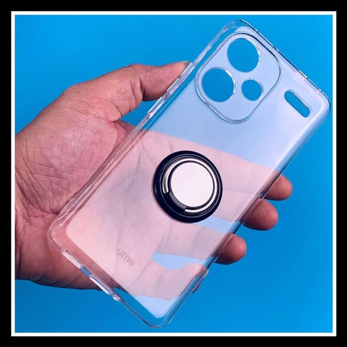 Gambar Xiaomi Redmi Note 13 Pro+ Plus 5G Case Ume Ultra Thin Tpu Original SoftCase Clear Silicone Cover Bening Casing - UME-CLEAR+RING., RNOTE13PRO PLUS dari Markas acc 88 undefined Tokopedia
