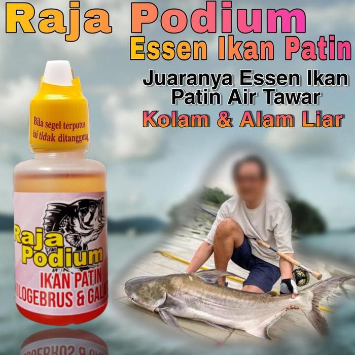 Gambar Essen Raja Podium Khusus Ikan Patin Kolam Harian Dan Alam Liar Aroma Wangi Kuat, Essen Ikan Patin Liar, Essen Ikan Patin Paling Jitu Kolam Harian, Essen Ikan Patin Sungai, Essen Ikan Patin Siang Malam, Essen Ikan Patin Media Umpan Pelet dari DAIWA DJAYA undefined Tokopedia