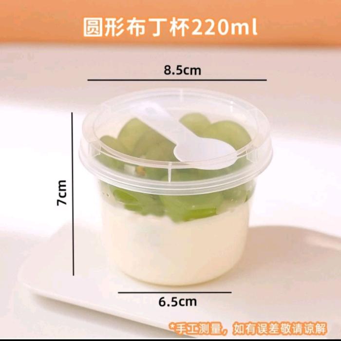 Gambar 10pcs korean dessert cup sendok cup box kotak dessert kue cake puding - cupsendok NewBu dari bakingmurah undefined Tokopedia