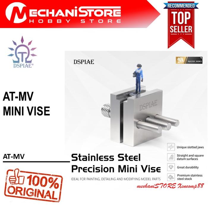 Gambar DSPIAE AT-MV Stainless Steel Mini Vise - Penjepit Mini Part Amplas Scriber Panel Line Drill Cat Model Kit dari Xencomp88 undefined Tokopedia