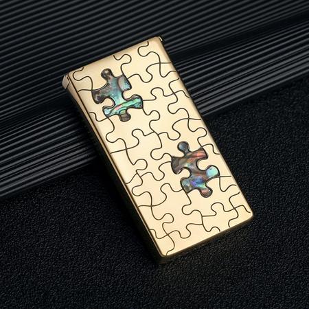 Gambar Kerosene Lighter Korek Api Minyak  Z753 Unik Gaya Modern - puzzel gold dari SUMARJAYA99 undefined Tokopedia