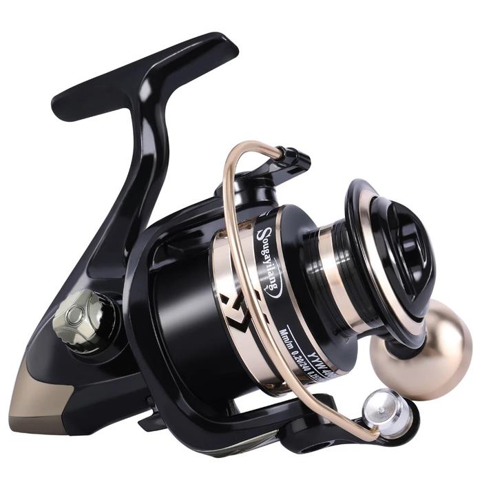Gambar Sougayilang 2 Colors Spinning Fishing Reel Ultralight Hard Reel 6 BB 5 - 1000 Black dari BestFishing99 undefined 5 Tokopedia