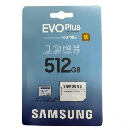 Amazon | Samsung EVO Plus 512GB MicroSDメモリーカード (2024) + SDアダプター。 | サムスン(  SAMSUNG) Samsung microSDXC 512GB EVO Plus サムスン
