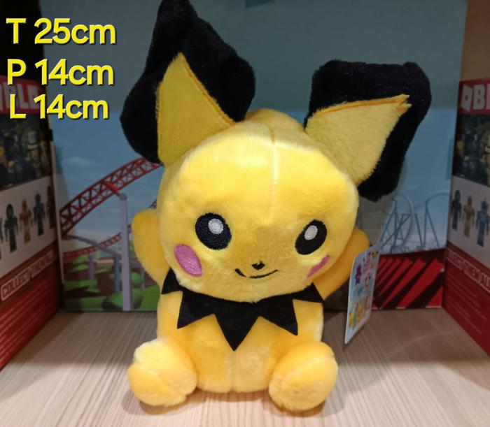 Gambar Boneka Karakter POKEMON Pikachu Bulbasaur Snorlax Gengar Charmander Pichu Eevee - Squirtle dari Radabab undefined 5 Tokopedia
