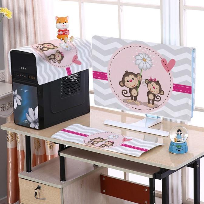 Gambar EF Aksesoris computer desktop cover penutup komputer sarung monitor - monkey dari Jaya Comp ID undefined Tokopedia