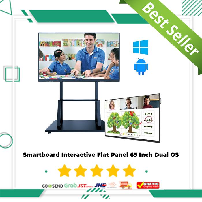 Jual Smartboard Interactive Flat Panel 75 Inch Dual OS All In Siap ...