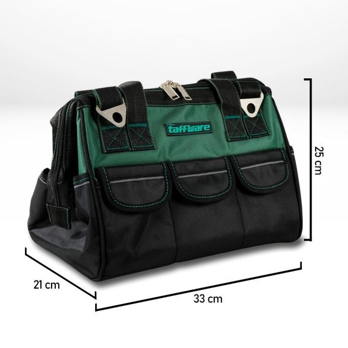 Gambar Tas Perkakas Penyimpanan Alat Tukang Listrik Storage Tool Bag Anti Air - 14 Inch dari DRONA STORE undefined Tokopedia