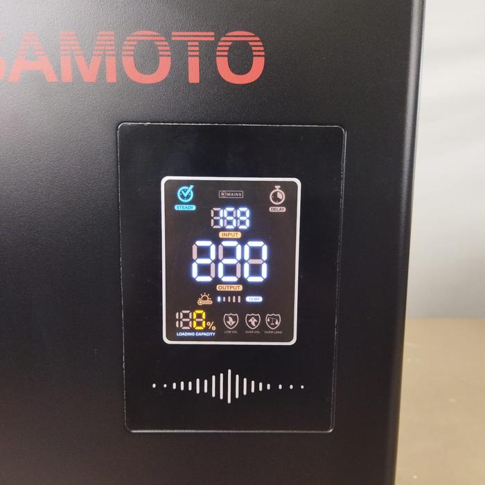 Gambar SAMOTO Stabilizer 10000VA Stavolt Single Phase Stavolt SMT10000VA Stabiliser AC Automatic Regulator SMT10Kva dari INDORACK IT Networck Cabinet undefined Tokopedia