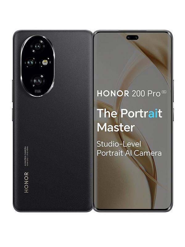 Gambar HONOR 200 Pro 5G Global Version 12GB/512GB 6.78" Snapdragon 8s Gen 3 100W Ultra Thin Android Smartphone - Putih - Hitam dari Hello El Official undefined Tokopedia