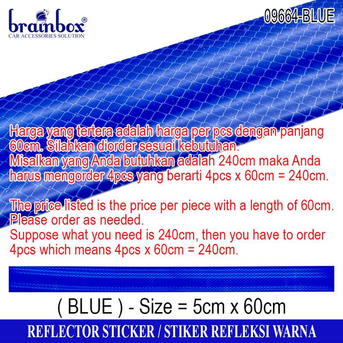 Gambar Stiker Colours Arrow Reflektor Refleksi Warna Lakban Sticker Reflector Reflection - Biru dari Brainbox Car and Home undefined Tokopedia