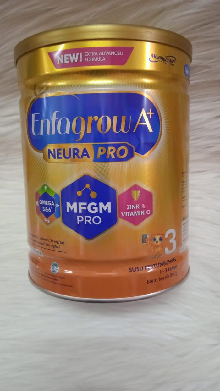 Gambar Enfagrow A+ Neura Pro Tahap 3 1-3 Tahun Vanila 800gr dari Laris Swalayan Temanggung undefined Tokopedia