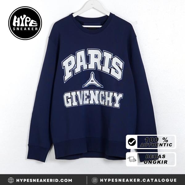 Gambar Sweater GIVENCHY EIFFEL PARIS BLOCKED WHITE NAVY SWEATSHIRT 100% ORI - M dari HYPESNEAKER.IDN undefined Tokopedia