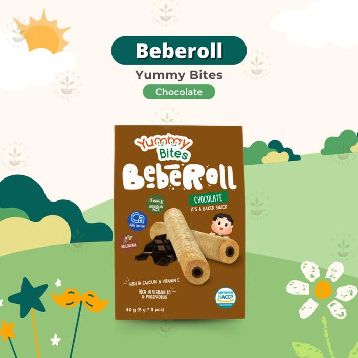 Gambar YUMMY BITES BEBEROLL CHOCOLATE 40G dari rosiahshop undefined Tokopedia