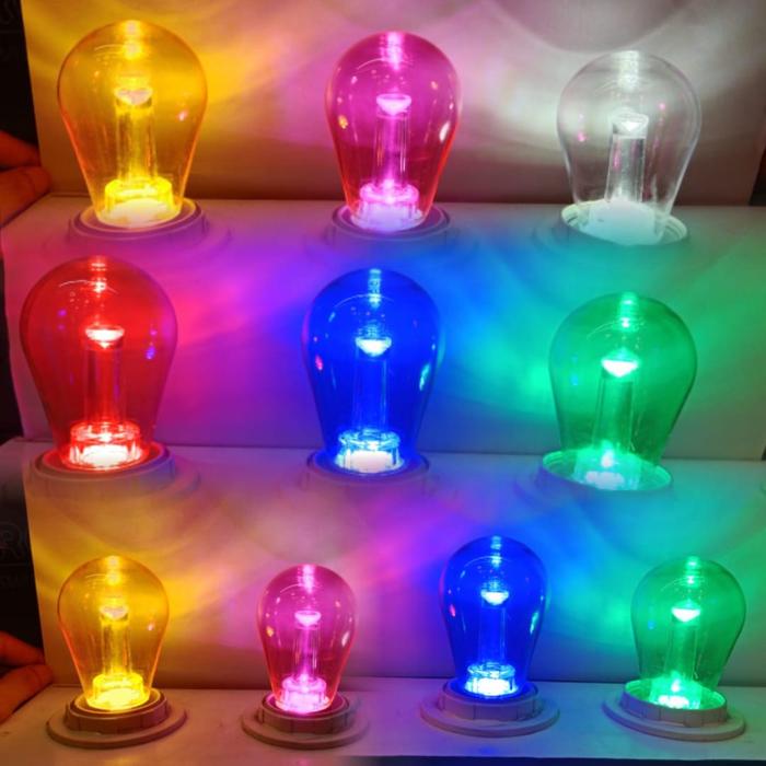 Gambar Lampu Bohlam LED ST64 Dekorasi Lumment Spectrum type 4 E27 lampu warna - Merah dari Gudang Lampu Kenari undefined Tokopedia