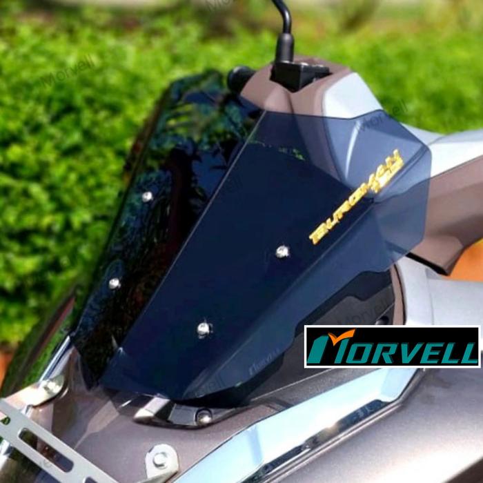 Gambar Suzuki Burgman street 125 EX Visor Windshield winsil Tameng - Hitam smoke dari Morvell Motoproject undefined Tokopedia
