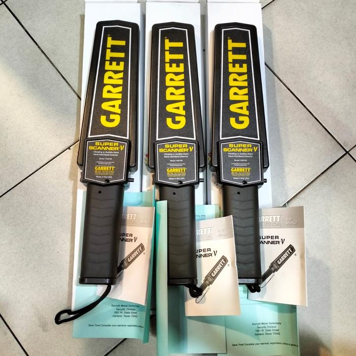 Gambar Garrett Super Scanner V Original / Metal Detector made in USA dari Berkah Dwi Safety undefined Tokopedia