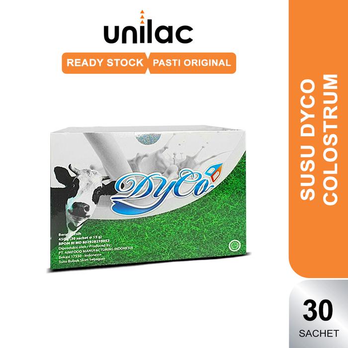 Gambar Susu Dyco Dynamic Colostrum 1 Box Isi 30 Sachet Susu Sapi Bubuk Kolostrum - 1 BOX dari Unilac Store undefined Tokopedia