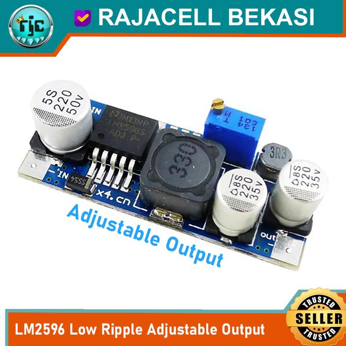 Gambar New LM2596 LOW RIPPLE HIGH EFFICIENCY DC Step Down Volt Buck converter - Adjustable dari Rajacell Bekasi undefined Tokopedia