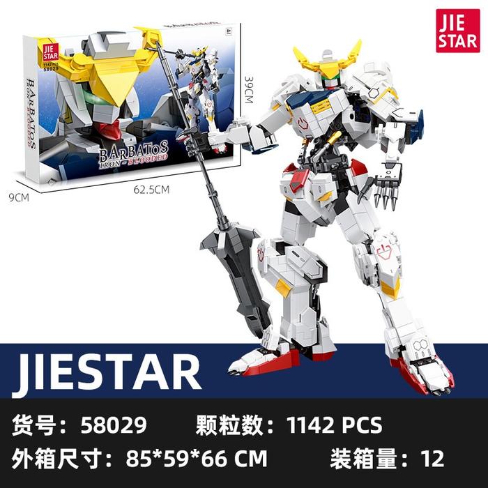 Gambar Mainan Brick Jiestar Robot Mecha Gundam Barbatos 58029 dari New Hobby_NEW undefined Tokopedia