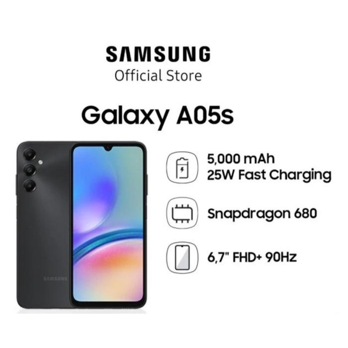 Gambar Hp Samsung Galaxy A05S 6/128 GB - ( Samsung A05 S 6GB + 128GB ) Garansi Resmi - Hitam dari GM STORE14 undefined Tokopedia