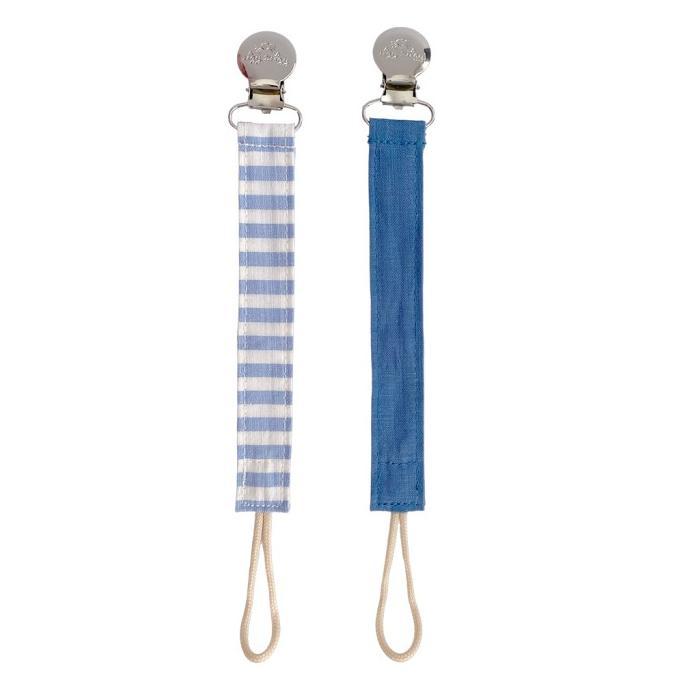 Gambar PROMO MENARIK ITZY RITZY | ITZY CLIP LINEN PACIFIER STRAP - blue dari GadisGadget Plaza Emporium62 undefined Tokopedia