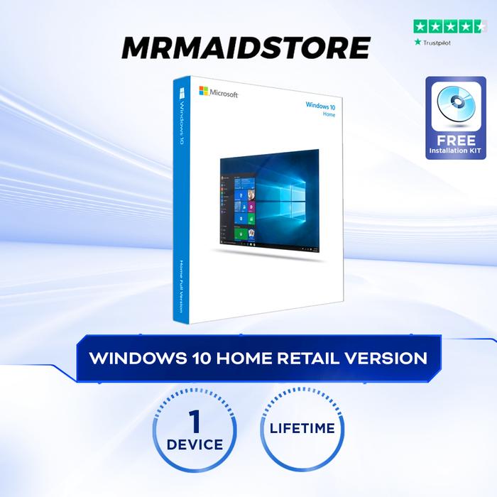 Gambar Microsoft Windows 10 Pro | 10 Home | Office 2019 | Retail Original - Windows 10 Home dari MrMaid Store undefined Tokopedia