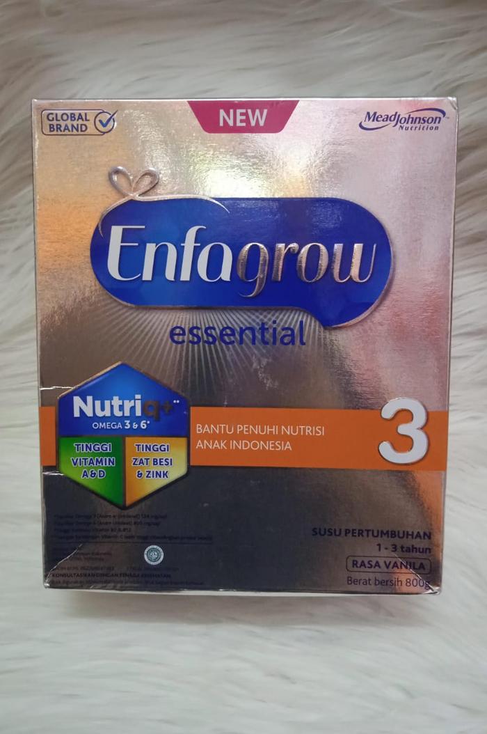 Gambar Enfagrow Essential Tahap 3 1-3 Tahun Vanila 800gr dari Laris Swalayan Temanggung undefined Tokopedia