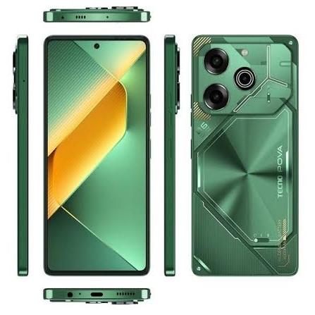 Gambar TECNO POVA 6 NFC 8/256 12/256 6000Mah 70W GARANSI RESMI TECNO - Comet GREEN, 12/256 dari DARRYLDEVON undefined Tokopedia