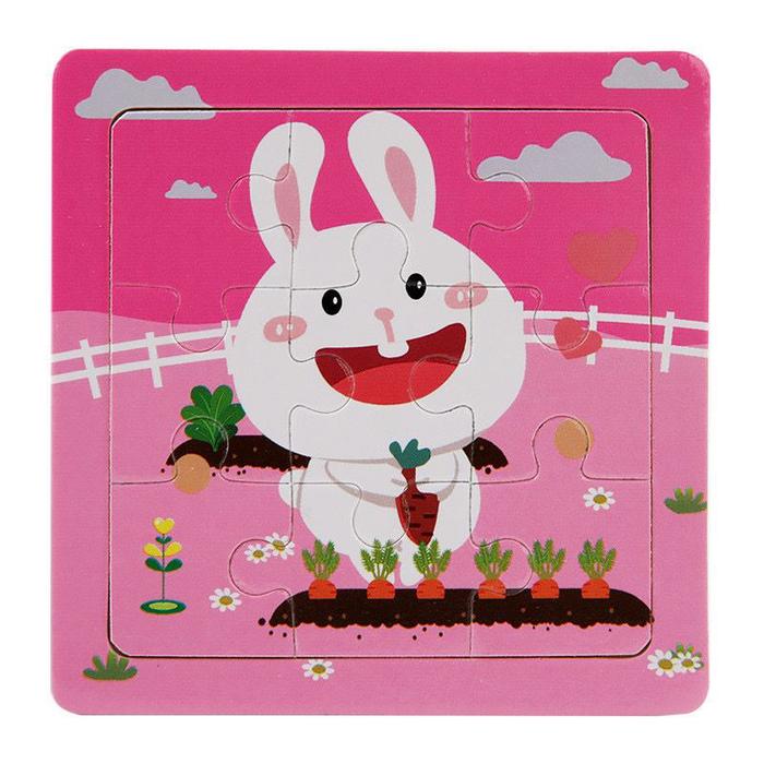 Gambar MAINAN EDUKASI PUZZLE KAYU / JIGZAW PUZZLE - Susun KELINCI dari tokomixnmax undefined Tokopedia