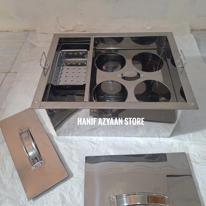 Gambar Dandang mie kocok 4 Lubang-Dandang mie ayam bakmie+saringan+Keran - Dandang saja, PACKNG DUS SAJA dari DANDANGINDO undefined Tokopedia