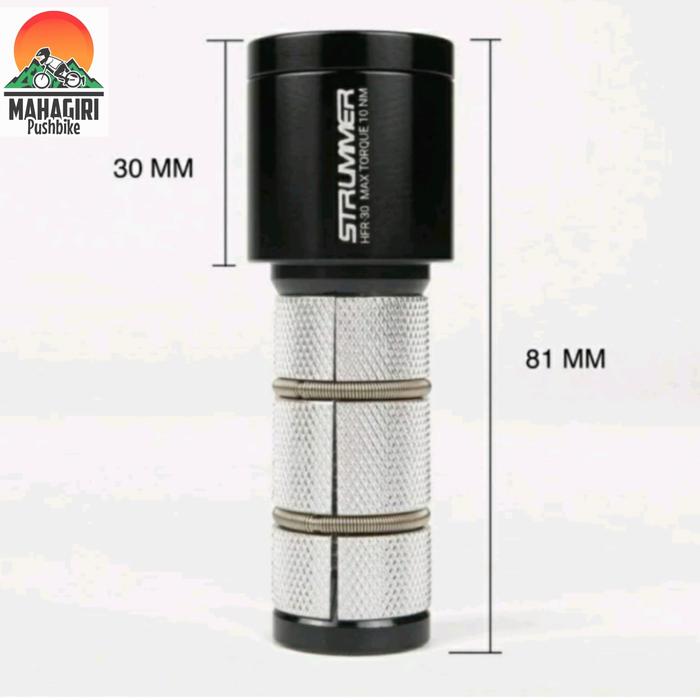 Gambar Aluminium Fork extender peninggi stem stang handlebar adapter sepeda Pushbike Bike8 Papabike runner pro star nut - 30mm dari Mahagiri Pushbike undefined Tokopedia