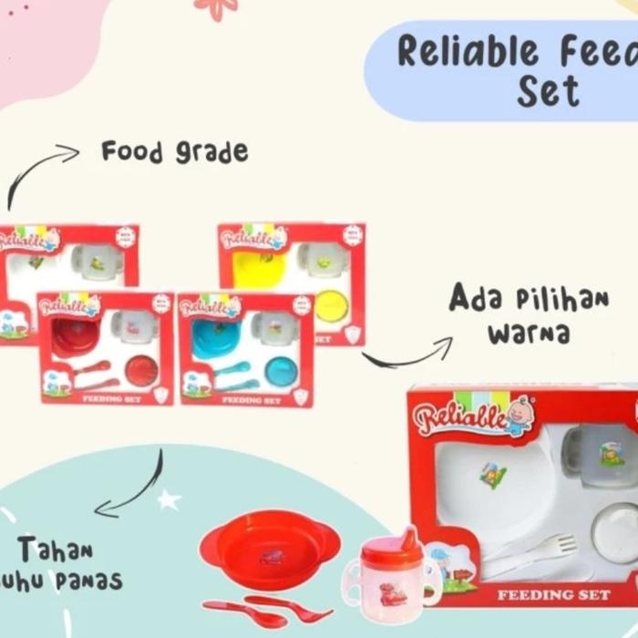 Gambar Reliable feeding set/Tempat makan bayi/perlengkapan bayi dari Quickstore.shop undefined Tokopedia