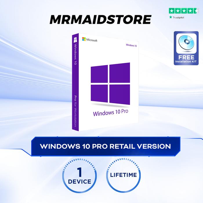 Gambar Microsoft Windows 10 Pro | 10 Home | Office 2019 | Retail Original - Windows 10 Pro dari MrMaid Store undefined Tokopedia